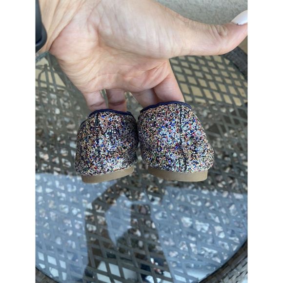 Sam Edelman Felicia Glitter Ballet Flat - Girls Size 3 - Multicolored - Picture 5 of 7